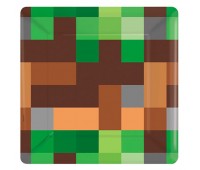 Тарелки TNT Minecraft (8 шт.)