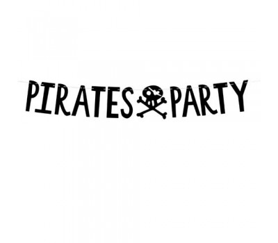Гирлянда-буквы Pirates Party 