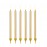Свечи золотые высокие (12 шт.)
