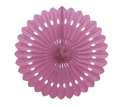 Фант бумажный розовый диаметр 40 см