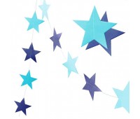 Гирлянда Звезды голубая