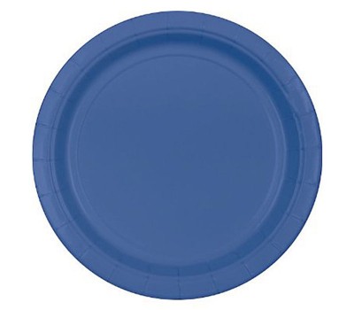 Тарелки синие одноразовые (8 шт.)