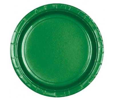 Тарелки зеленые одноразовые (8 шт.)