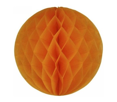 Шар ханикомб бумажный оранжевый (20 см)
