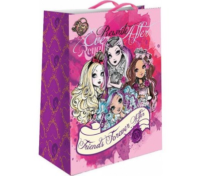 Пакет подарочный Ever After High, 33*26,7*13,7 см