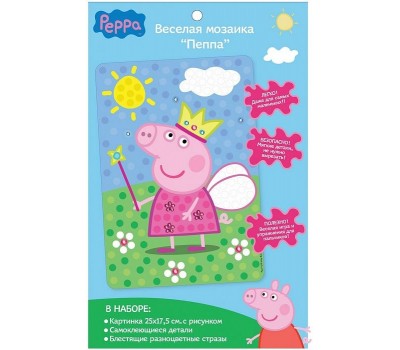Веселая мозайка "Свинка Пеппа" (Peppa Pig)
