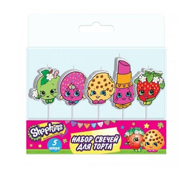 Набор свечей Shopkins/Шопкинс на палочках