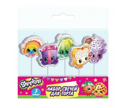 Свечи Shopkins/Шопкинс на палочках