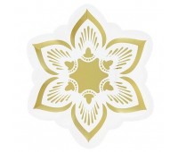 Тарелки Цветок золотой (6 шт.)