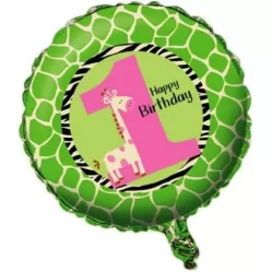 Шар Wild at One (фольга)