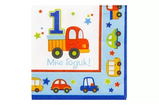 Салфетка All Aboard, 25 см (16 шт.) Салфетка All Aboard, 25 см (16 шт.)