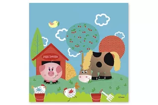 Салфетка «Забавная ферма» (12 шт.) Салфетка «Забавная ферма» (12 шт.)