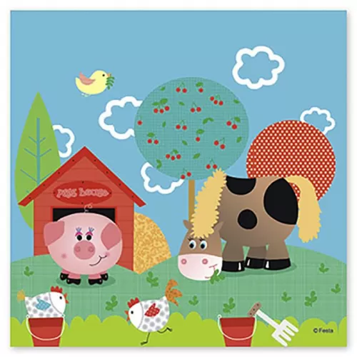 Салфетка «Забавная ферма» (12 шт.) Салфетка «Забавная ферма» (12 шт.)