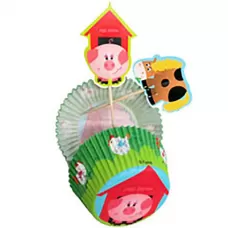 Формы и пики для кексов «Забавная ферма» Формы и пики для кексов «Забавная ферма»