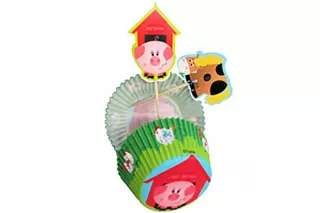 Формы и пики для кексов «Забавная ферма» Формы и пики для кексов «Забавная ферма»