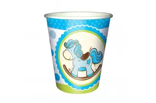 Стакан Лошадка голубая (6 шт.)