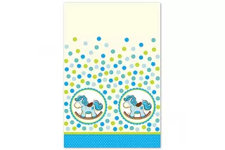 Скатерть Лошадка голубая