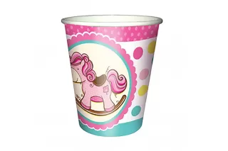 Стакан Лошадка розовая (6 шт.)