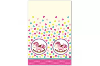 Скатерть Лошадка розовая 