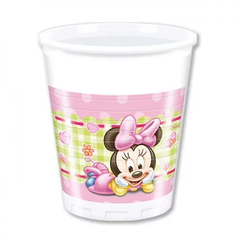 Стаканы «Малышка Минни» 23 см (8 шт.)