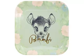 Тарелки Бэмби квадрат (8 шт.)