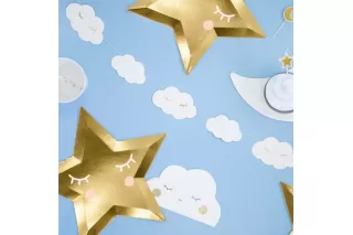 Гирлянда с облачками Little Star  Гирлянда с облачками Little Star