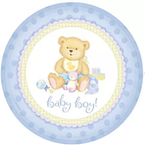 Тарелки одноразовые Baby Boy (8 шт.) Тарелки одноразовые Baby Boy (8 шт.)