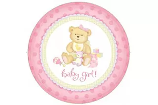 Тарелки Baby Girl (8 шт.) Тарелки Baby Girl (8 шт.)