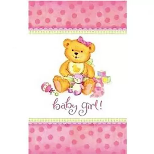 Скатерть бумажная Baby Girl