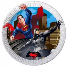 Тарелки Бэтмен против Супермена 20 см (8 шт.) Тарелки Бэтмен против Супермена 20 см (8 шт.)