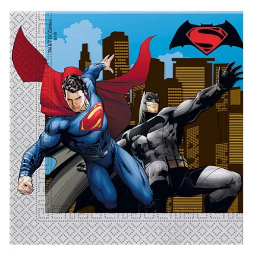Салфетки «Бэтмен против Супермена» (20 шт.)