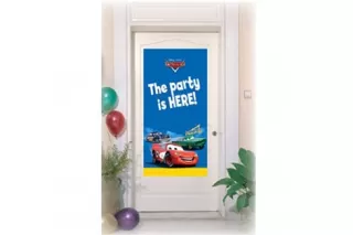 Баннер на дверь «Тачки»