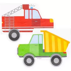 Салфетки Машинки фигурные (12 шт.) Салфетки Машинки фигурные (12 шт.)