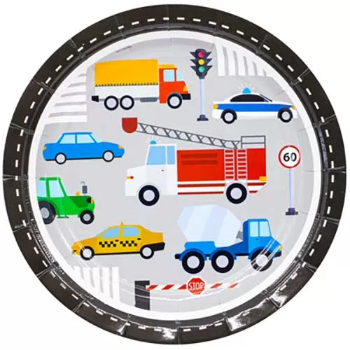 Тарелки одноразовые Машинки (6 шт.) Тарелки одноразовые Машинки (6 шт.)