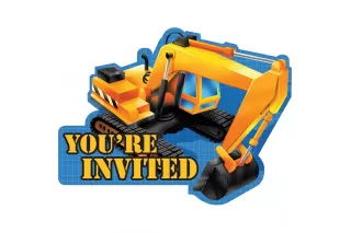 Приглашение Стройка (8 шт.) Приглашение Стройка (8 шт.)