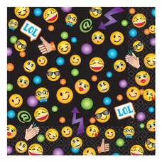 Салфетки Эмоджи, 25 см (16 шт.) Салфетки Эмоджи, 25 см (16 шт.)