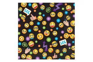 Салфетки Эмоджи, 25 см (16 шт.) Салфетки Эмоджи, 25 см (16 шт.)