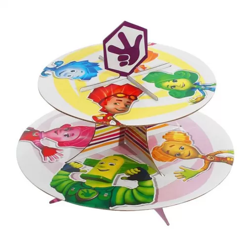 Стойка для кексов «Фиксики»  Стойка для кексов «Фиксики»