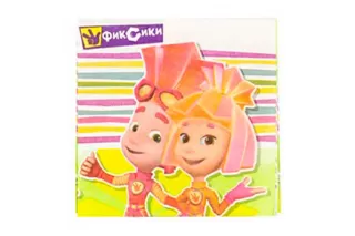 Салфетка «Фиксики» 25 см (16 шт.) Салфетка «Фиксики» 25 см (16 шт.)