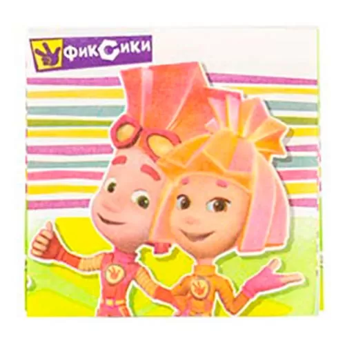 Салфетка «Фиксики» малые (16 шт.) Салфетка «Фиксики» малые (16 шт.)