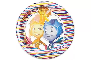 Тарелки Фиксики (8 шт.) Тарелки Фиксики (8 шт.)