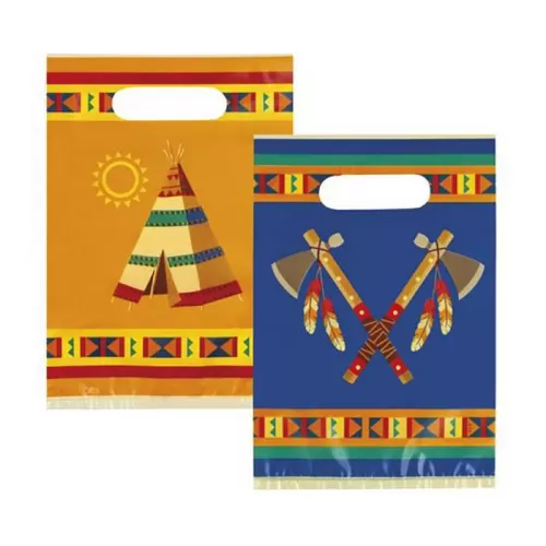Пакеты подарочные «Индейцы» (6 шт.)