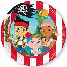 Тарелки Джейк и пираты Нетландии (8 шт.) Тарелки Джейк и пираты Нетландии (8 шт.)