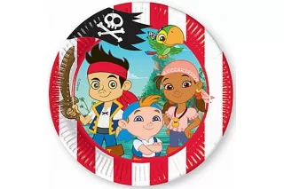 Тарелки Джейк и пираты Нетландии (8 шт.) Тарелки Джейк и пираты Нетландии (8 шт.)