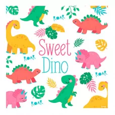 Салфетки Милые Динозаврики Салфетки Милые Динозаврики