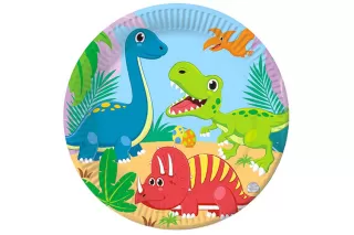 Тарелки Динозаврики (6 шт.) Тарелки Динозаврики (6 шт.)