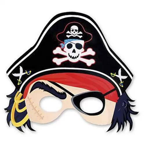 Полумаска «Пират» (8 шт.) Полумаска «Пират» (8 шт.)