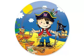 Тарелки Маленький пират (6 шт.) Тарелки Маленький пират (6 шт.)