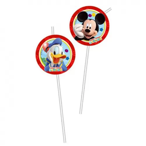 Трубочки «Веселый Микки» (6 шт.) Трубочки «Веселый Микки» (6 шт.)