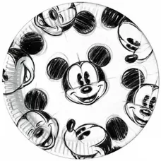 Тарелки Микки гримасы 23 см (25 шт.) Тарелки Микки гримасы 23 см (25 шт.)